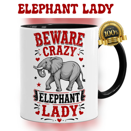Elephant lady colour - lady,