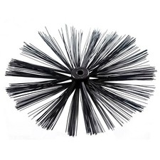 CHIMNEY BRUSH 40CM DRAIN ROD HEAD SOOT CLEANING CHIMNEY SWEEPING UNIVERSAL FIT