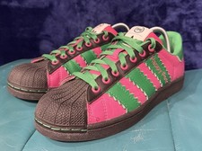 Mi Adidas Superstar “Happy Feet” L38063 Womens 9 | Mens 7.5