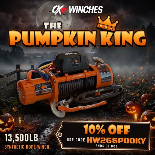 Winches 13500lb 12v - ox,