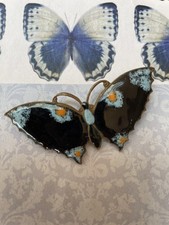 Original 1930s Art Deco  Enamel Butterfly Brooch.