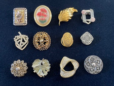 JOB LOT VINTAGE SCARF CLIPS