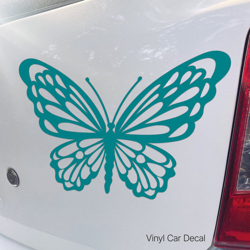 Turquoise teal butterfly - turquoise,