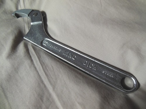 King dick adjustable spanner - king, c