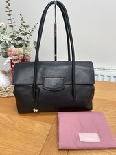 RADLEY black soft pebbled leather hobo/shoulder bag.