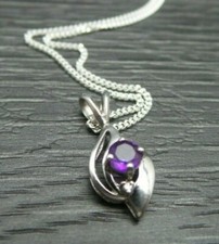 Vintage Sterling Silver Purple