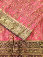 100% Pure Silk Sari Vintage
