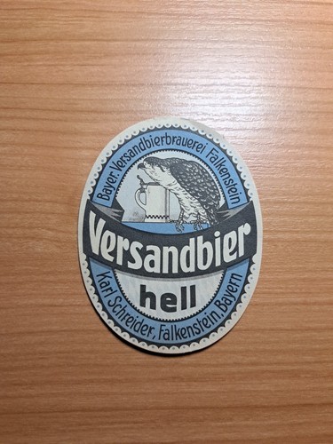 Beer label bavarian - label,