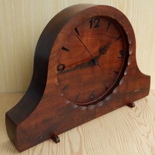VINTAGE Wood Mantel Clock