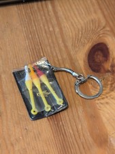 Fishing Floats - Rare Vintage Keyring Bag Charm - Dad Gift Fisherman