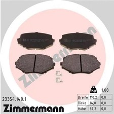 FRONT BRAKE PAD SET DISC BRAKE