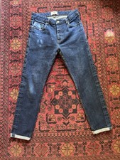 FOLK slim Selvedge Cropped