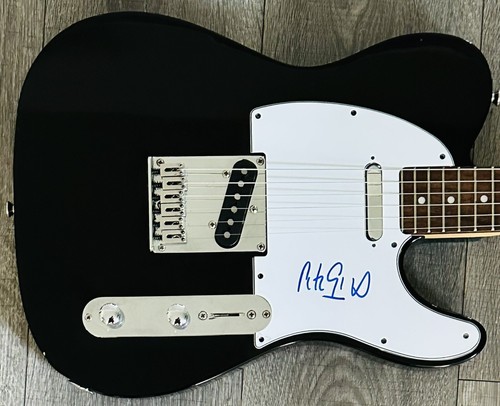 Peter gabriel signed guitar - peter,