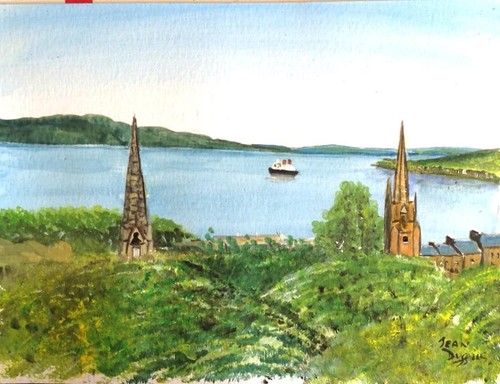 Original water colour painting - water,