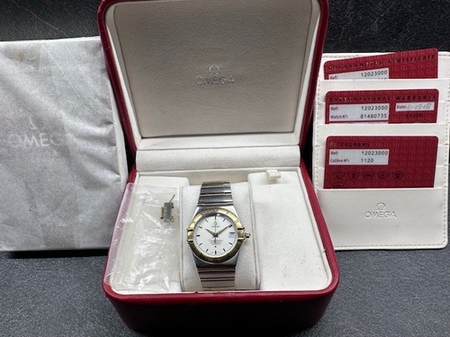 Stylish gents 18k - gold, omega