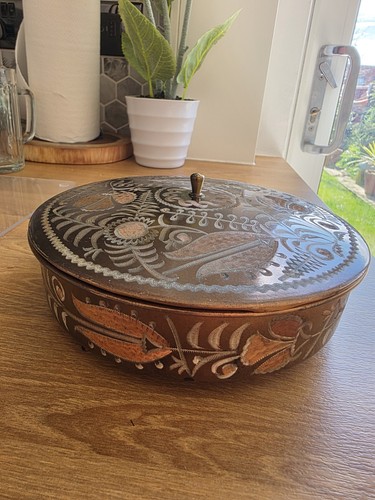 Vintage hand chased tinned - vintage, hand-chased