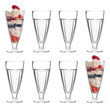 8x Ice Cream Sundae Glasses