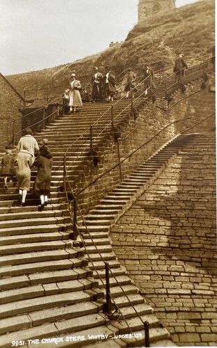 The church steps whitby - the,