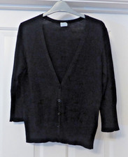 Oasis Black Sparkly 3/4 Sleeve