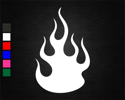 Tribal flames fire vinyl - tribal,