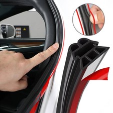 5M Car Door Rubber Seal Strip Sound Insulation Weatherstrip Sticker Accessories