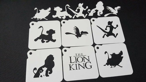 Set 6pcs lion king - lion, simba