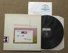 PENTANGLE OPEN THE DOOR LP 1985 UK SPINDRIFT A1B1 PROMO A4 LBC RADIO COPY M- WAX