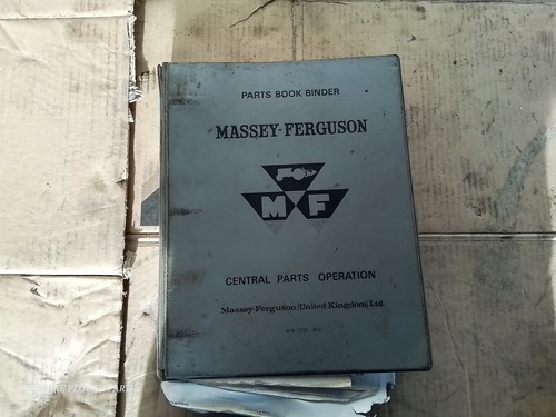 Massey ferguson parts manual - massey,