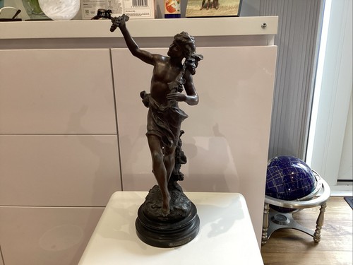 Statue vendanges grape - statue,