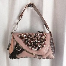 BRACHER EMDEN Brown Handbag Leather Shoulder Bag USED Purse in Good Condition