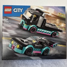 LEGO CITY: Race Car and Car Carrier Truck (60406) Collectible Set Brand New
