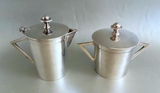Art deco milk - sugar, set