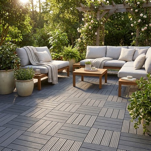 Garden patio interlocking - garden,