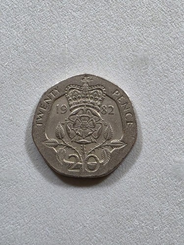 1982 20p twenty pence - 20p, coin
