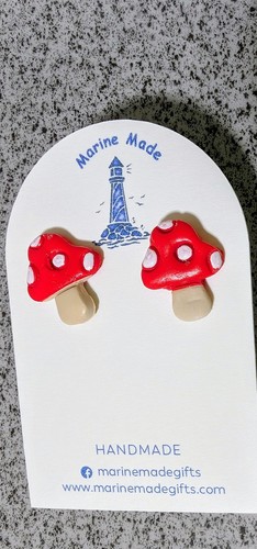 Polymer clay mushroom - polymer,