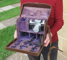 Zeiss Ikon Contax 11 or 111-  1938 VGC--camera/accessory  Leather case--In GB