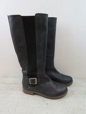 Women's Moshulu Long Black Boots UK Size: 5