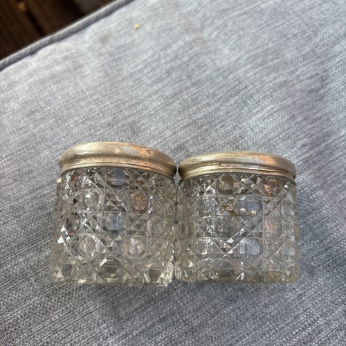 Silver hallmarked and - silver, cut