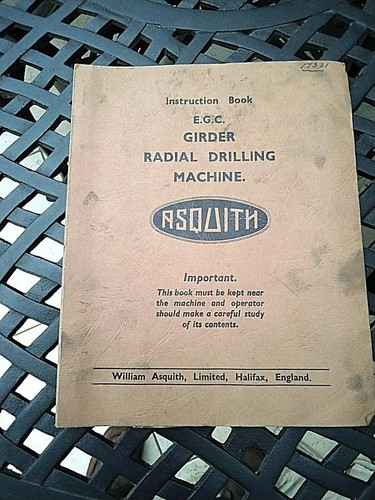 Radial drilling 1950s asquith - radial,