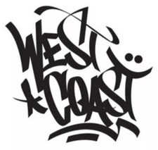 WEST COAST VINYL STICKER FOR
