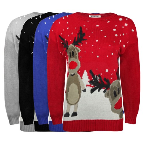 Ladies christmas jumper twin - christmas,