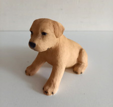 North Light 1988 Vintage Golden Labrador Puppy Dog Figure George Signed B 9x8cm