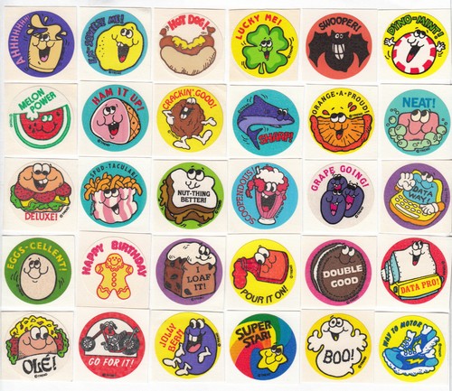 Vtg scratch sniff stinky - sniff,