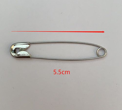 Silver safety pins - safety,
