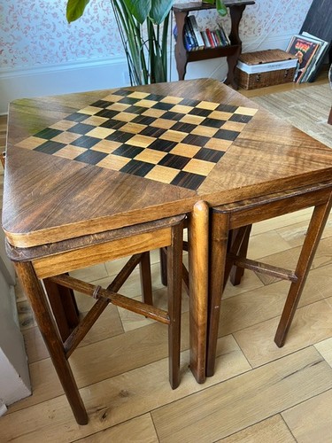 Vintage chess table - chess, four