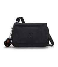 New Kipling Small Esiana Crossbody Black Bag/Purse Fits Phone + Monkey Bag Charm
