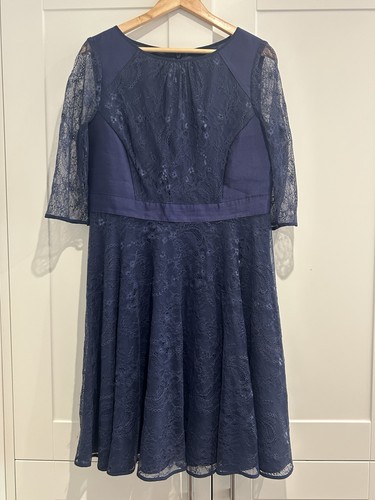 Coast navy blue lace dress - coast,