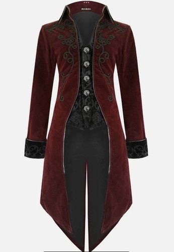 Men tailcoat jacket red - jacket,
