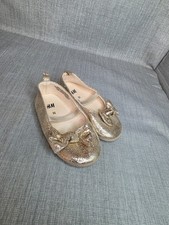 H&M Gold Glitter Bow Ballet