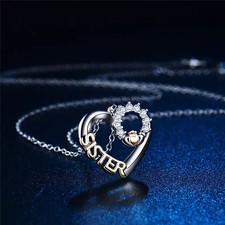 Sister Gift Heart Necklace -